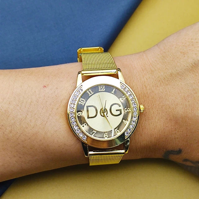 Relógio de Luxo DQG Moda Europeu Para Mulheres